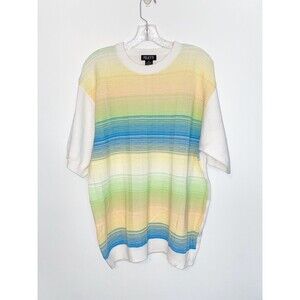 Vintage Peletti Short Sleeved Top Sweater Men’s  Size XL